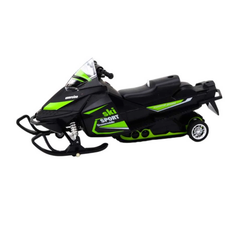 Žaislas sniego motociklas su garso ir šviesos efektais Lean Toys, juodas