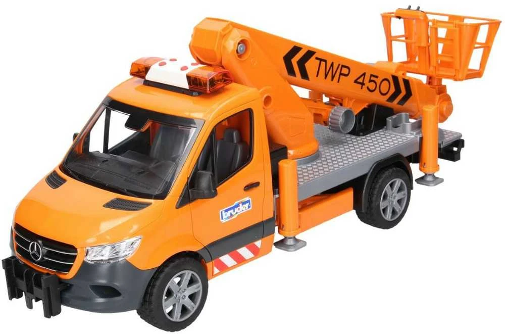 Žaislinis keltuvas MB Sprinter Bruder 02769
