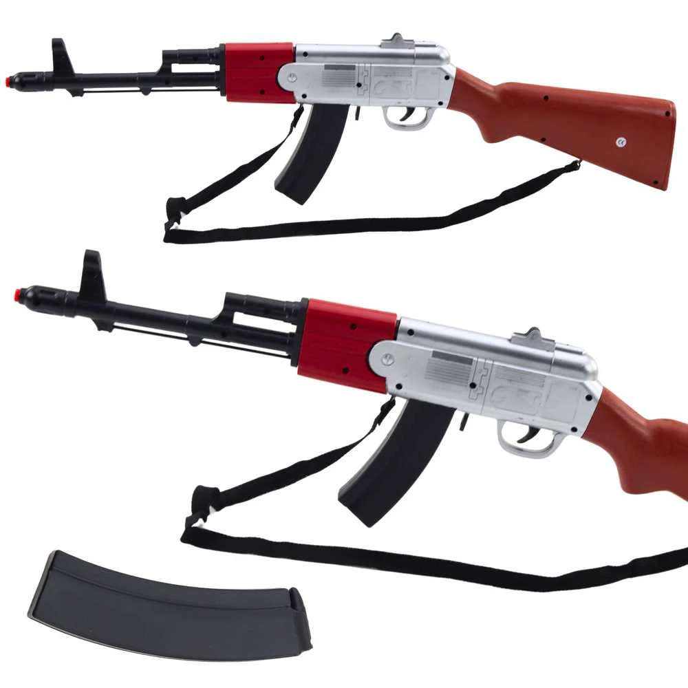 Lean Toys Žaislinis šautuvas su diržu, 65 cm