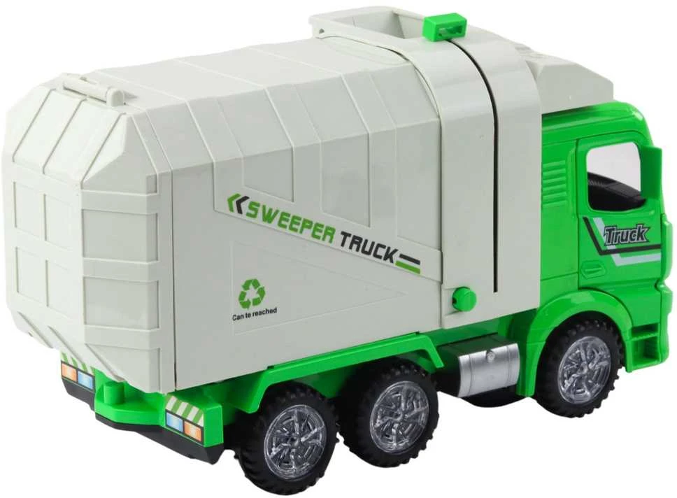 Lean Toys Žaislinis šiukšliavežis su šviesomis ir garsais 28 cm