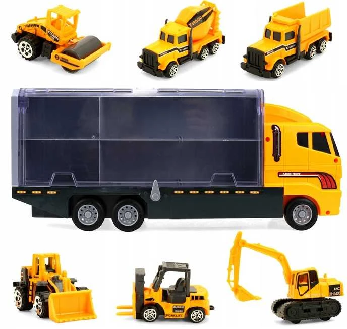 Kruzzel TIR sunkvežimio komplektas su 6 automobiliais 22481