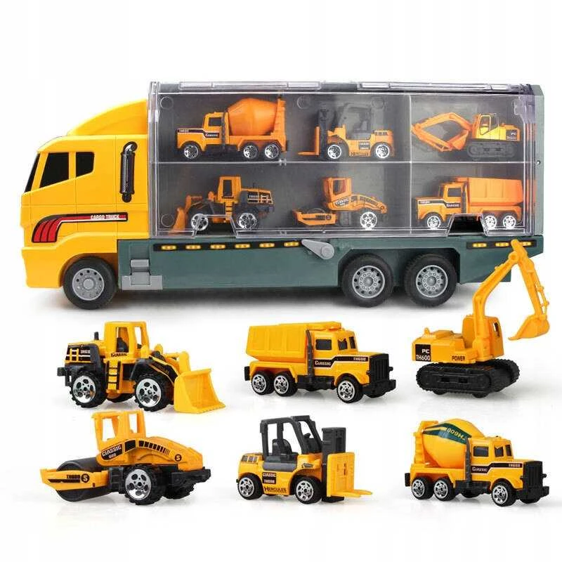 Kruzzel TIR sunkvežimio komplektas su 6 automobiliais 22481