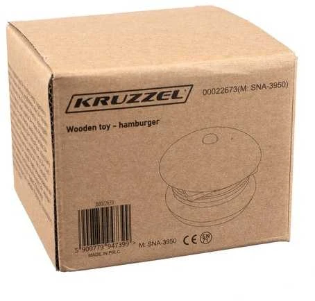 Wooden burger Kruzzel 22673