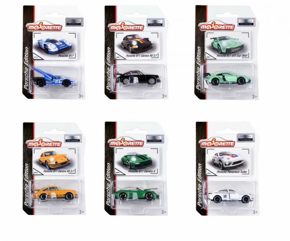 Žaislinių mašinėlių rinkinys Majorette Porsche Premium Cars