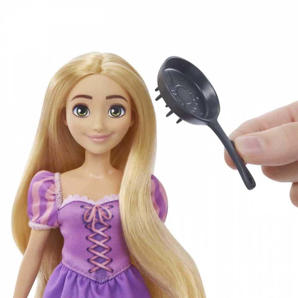 DISNEY PRINCESS Lėlės Auksaplaukės ir žirgo rinkinys