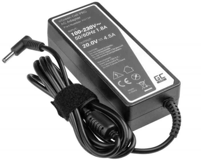 Green Cell Žalias Cell Maitinimo Adapteris - Žalias Cell AD139P 90 W Juodas