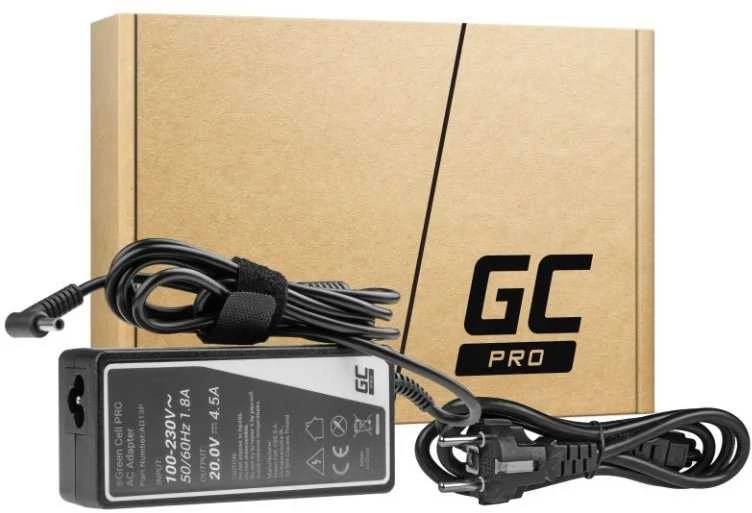 Green Cell 90W įkroviklis su originalia pakuote