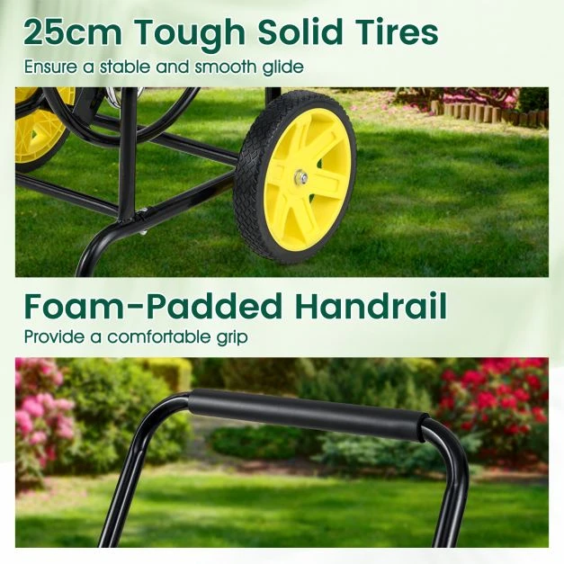 Žarnos ritės vežimėlis 70 m (20 mm) juoda