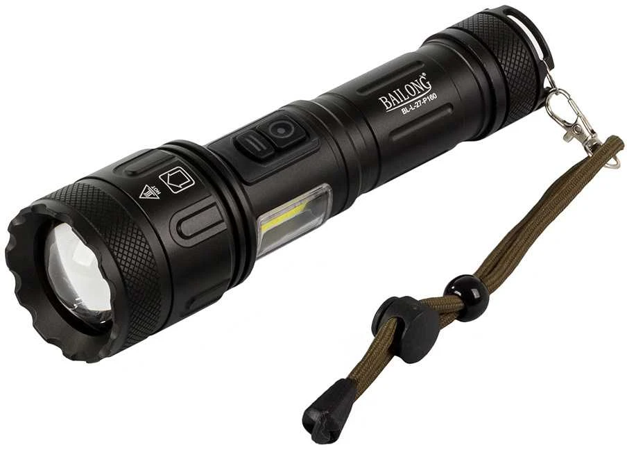 Žibintuvėlis Bailong L-27 su LED CREE XHP160