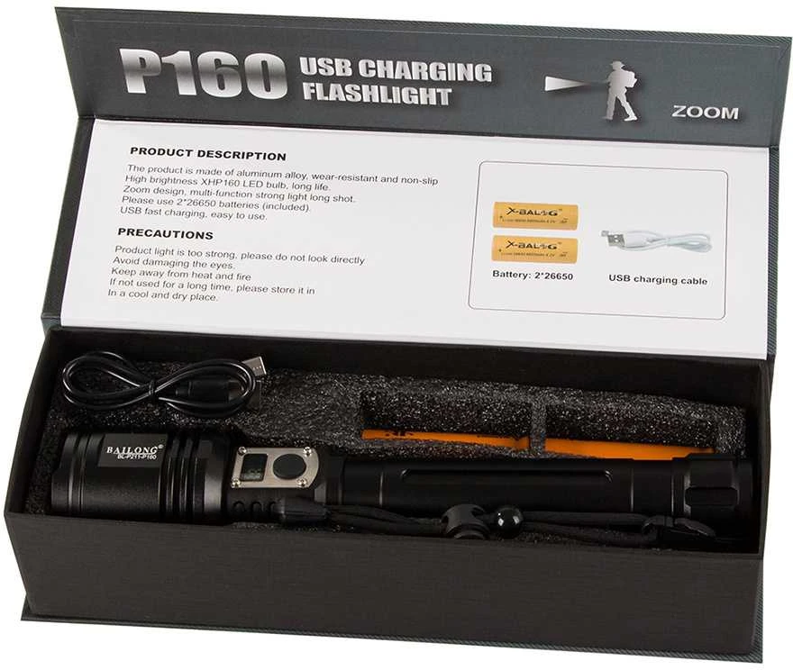 Žibintuvėlis CREE XHP160 LED