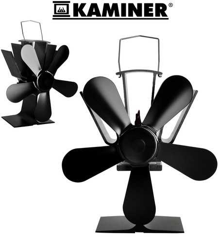 Kaminer 5 menčiu židinio ventiliatorius