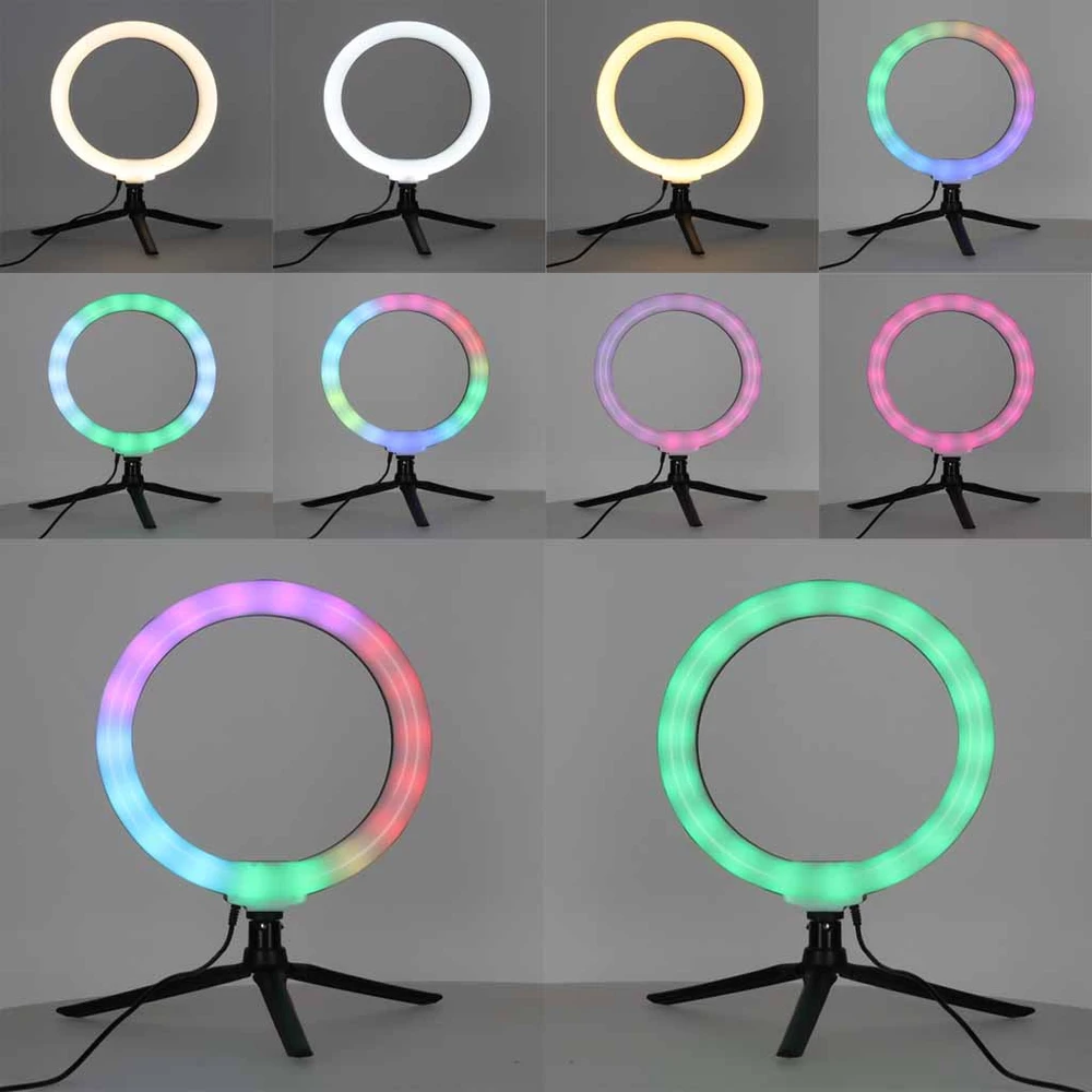 Žiedinė LED lempa 25.5 cm
