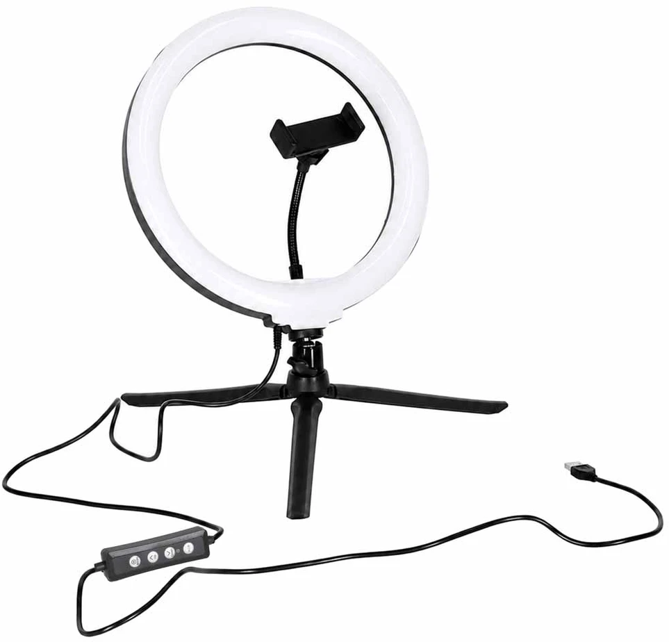 Žiedinė LED lempa 25.5 cm