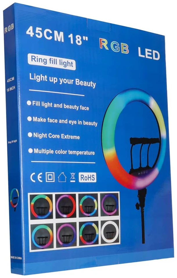 Žiedinė LED lempa 45 cm