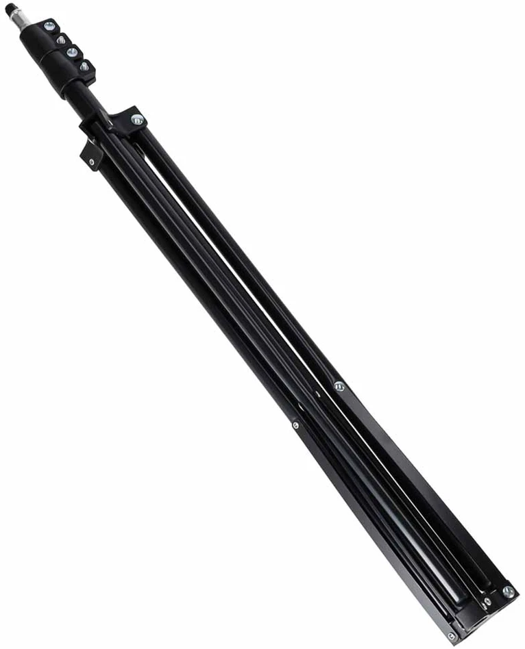Žiedinė LED lempa, reguliuojama, USB maitinama, juoda, Ø 26 cm