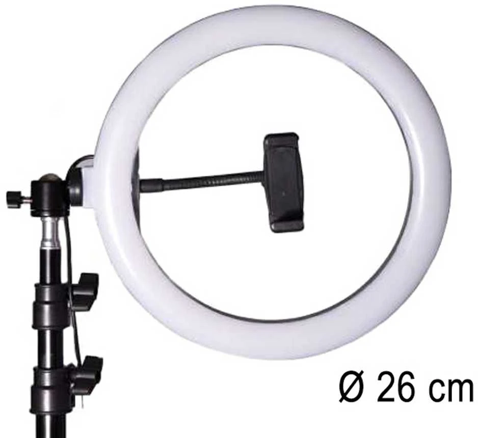 Ikonka 60W RING LED selfie makiažo lempa