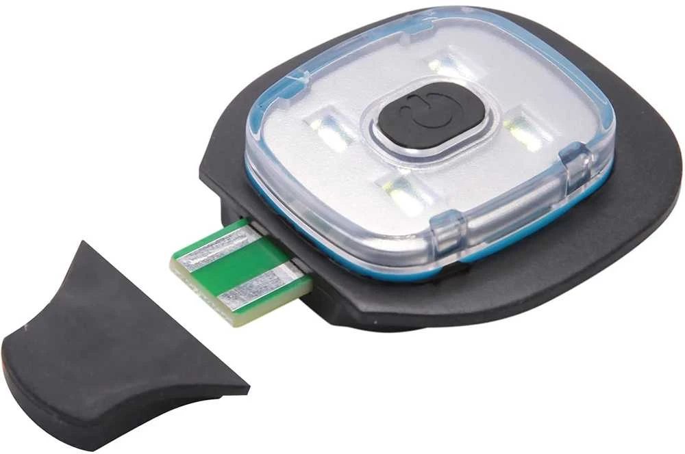 Žieminė kepurė su LED lempute, USB įkrovimas, 3 apšvietimo režimai