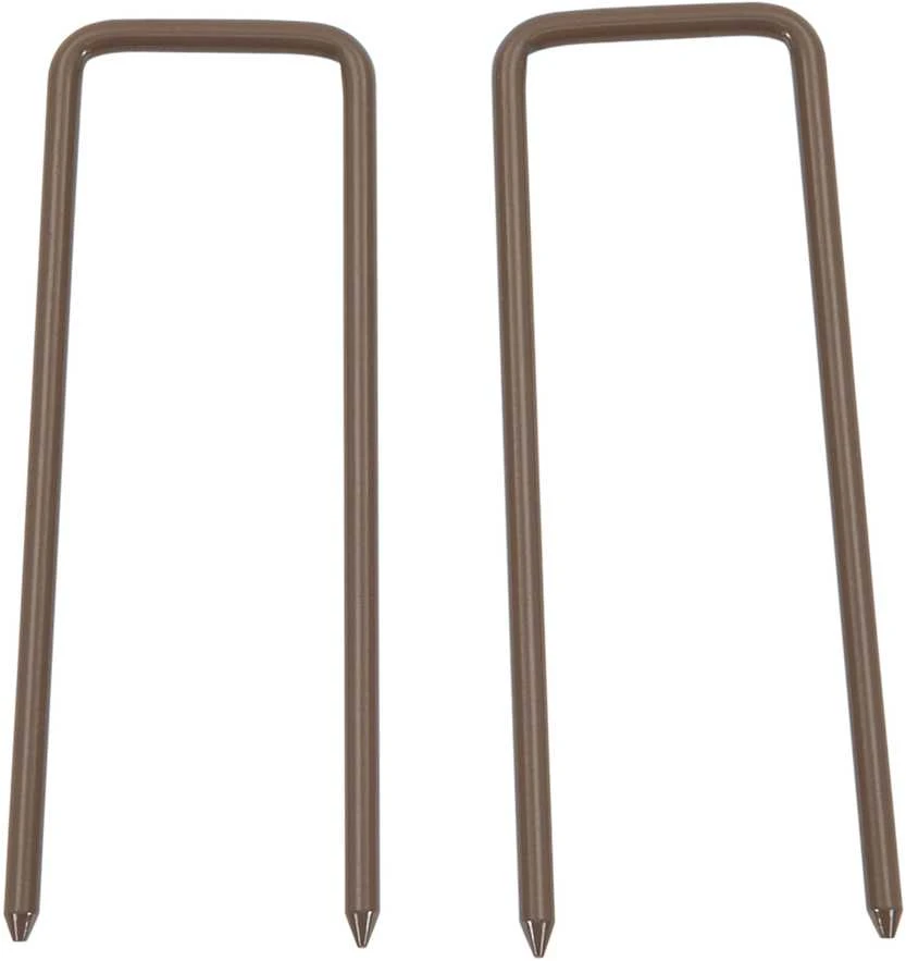 Ištraukiama Outsunny žirklinė tvorelė, 35–300 cm, idealiai tinka sodui, aliuminis, ruda, aukštis 103,5 cm