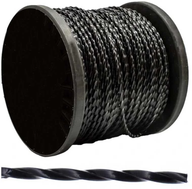 Žoliapjovės valas 2,4 mm, 100 m, karboto profilio
