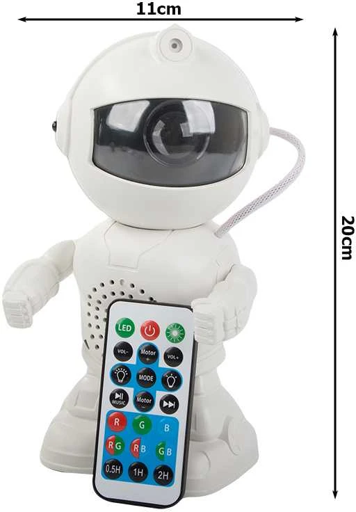 Žvaigždžių projektorius astronautas lemputė su muzika