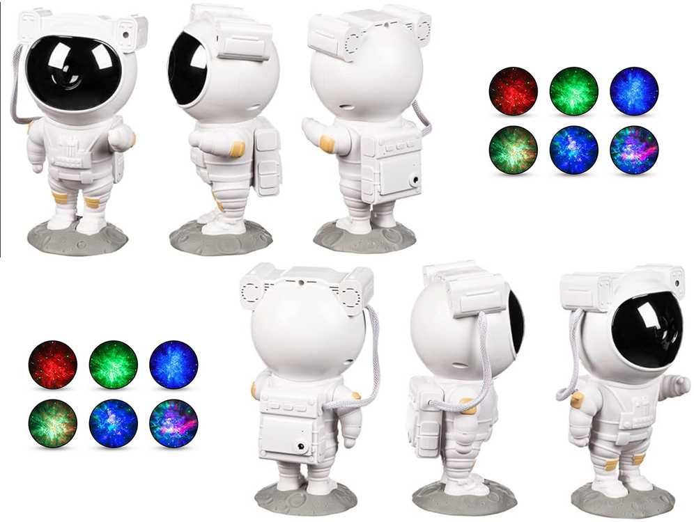 Žvaigždžių projektorius su astronautu, 23cm