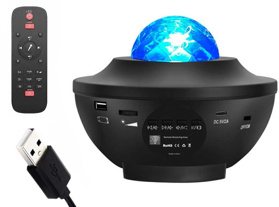 ATL Žvaigždžių projektorius ZS49 su LED ir Bluetooth