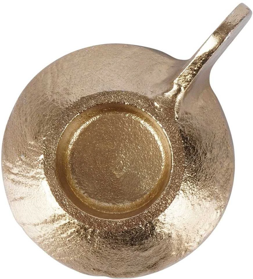 Lumarko Home Styling Collection Žvakidė aliuminė 12x9x5 cm auksinė