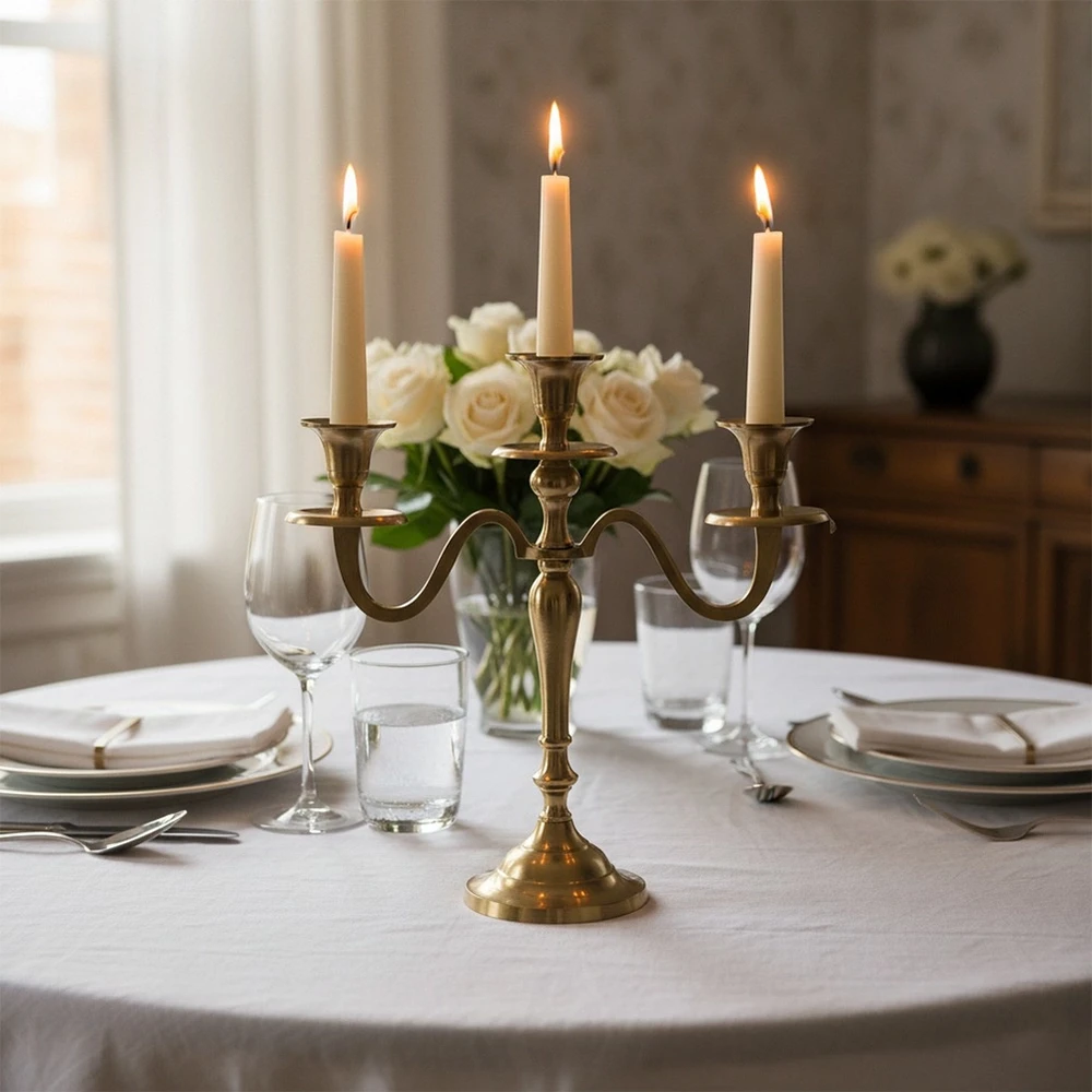 Home Styling Collection Nežinomas Žvakidė, 30 cm, aukso