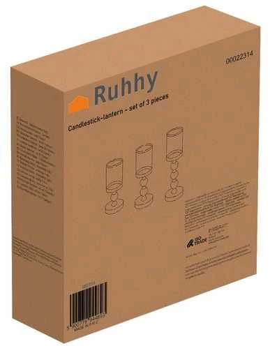 Žvakidžių-žibintų rinkinys 3 vnt. Ruhhy 22314
