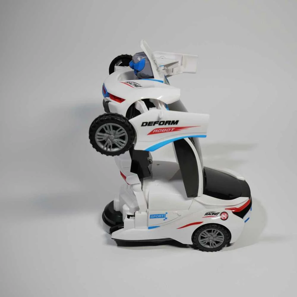 LED šviečiantis garsus leidžiantis robotas mašina