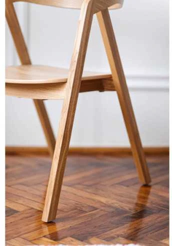 ALDO WOODEN ąžuolinė kėdė : Apdaila - Be apdailos