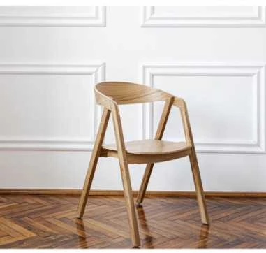 ALDO WOODEN ąžuolinė kėdė : Apdaila - Be apdailos