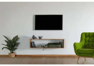 CLOSE (120x24x32cm) ąžuolinė sieninė lentyna : Apdaila - Be apdailos