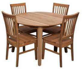 EKHOLM WOODEN pilnai ąžuolinė kėdė : Apdaila - Be apdailos
