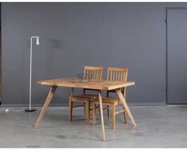 EKHOLM WOODEN pilnai ąžuolinė kėdė : Apdaila - Be apdailos
