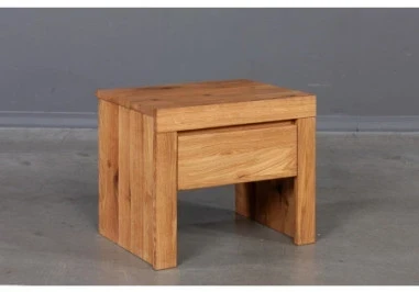 HENRI WILD OAK 50cm Ąžuolinė spintelė prie lovos : Apdaila - Be apdailos