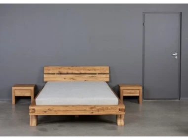 HENRI WILD OAK 50cm Ąžuolinė spintelė prie lovos : Apdaila - Be apdailos