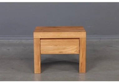 HENRI WILD OAK 50cm Ąžuolinė spintelė prie lovos : Apdaila - Be apdailos
