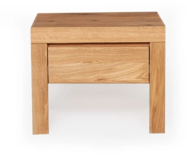 HENRI WILD OAK 50cm Ąžuolinė spintelė prie lovos : Apdaila - Aliejuota bespalviu linų sėmenų aliejumi