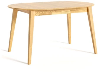 HOWDALA 140-180X90 ovalus ąžuolinis, prasiilginantis, stalas : Apdaila - Be apdailos