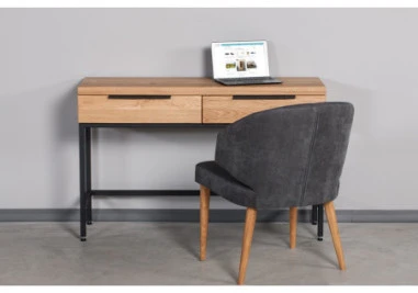 HUGO 120cm Ąžuolinė konsolė : Apdaila - Be apdailos