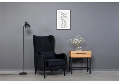 HUGO 60cm Ąžuolinė spintelė : Apdaila - Be apdailos