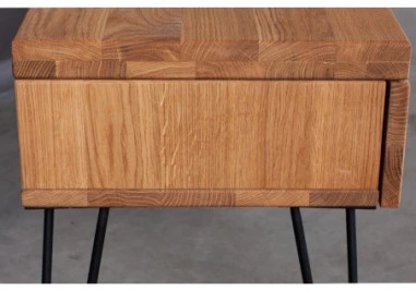 HUGO EASY 120cm Ąžuolinė TV konsolė : Apdaila - Be apdailos