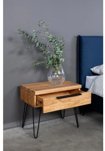 HUGO EASY 60cm Ąžuolinė spintelė : Apdaila - Be apdailos