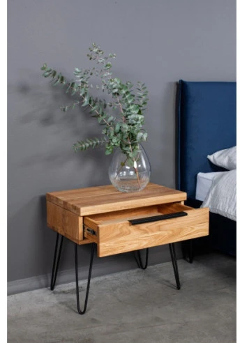 HUGO EASY 60cm Ąžuolinė spintelė : Apdaila - Be apdailos
