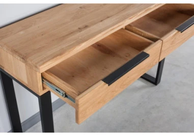 HUGO R 120cm Ąžuolinė konsolė : Apdaila - Be apdailos