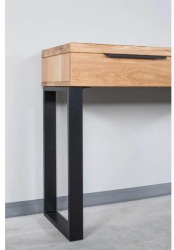 HUGO R 120cm Ąžuolinė konsolė : Apdaila - Be apdailos