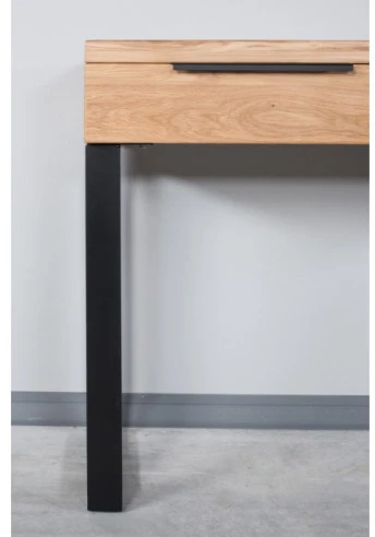 HUGO R 120cm Ąžuolinė konsolė : Apdaila - Be apdailos