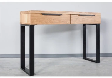 HUGO R 120cm Ąžuolinė konsolė : Apdaila - Be apdailos