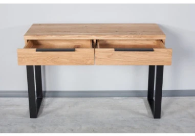 HUGO R 120cm Ąžuolinė konsolė : Apdaila - Be apdailos
